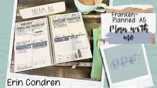 Erin Condren A5 | FRANKEN-PLANNED COILED planner | Plan With Me January 9-15