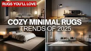 Минималистичные, но уютные ковровые тренды 2025 года, которые вам обязательно понравятся