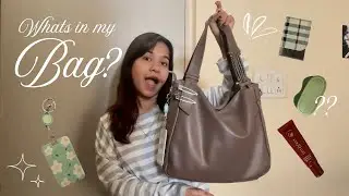WHAT&rsquo;S IN MY EVERYDAY BAG ⋆｡𖦹&deg;⭒˚｡⋆ - college essentials, lippies & more.
