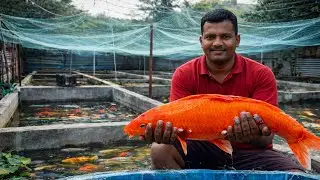 Biggest Colour Fish Pond in  India  | Fish Farming at Mega Scale