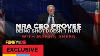 NRA CEO Proves Being Shot Doesn&rsquo;t Hurt with Martin Sheen