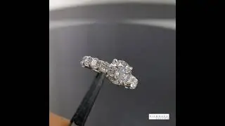 Lab Diamond Ring R10782 #diamondband