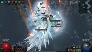 Path of Exile -35 chaos Writhing Flask build- extremely high dps