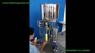 Tabletop shampoo body wash  piston  filling machine for dishwashing liquid filler
