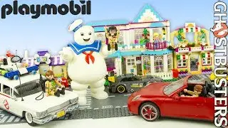 Playmobil Ghostbusters расскажет историю Stay Puft нападения Lego City игрушки дети рождество 2018