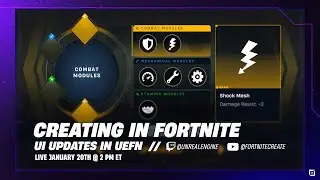 UI Updates for UEFN | Creating in Fortnite