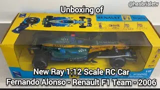 Unboxing | NewRay 1:12 RC Car | Fernando Alonso | Renault F1 Team |  #f1 #renault #rccar #alonso
