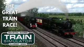 The GREAT Train Race!! 7029 & 35028 Along The Sea Wall! | LIVE TSC 🔴