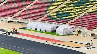 CAMEROUN CAN 2021... Enfin du Tartan au Stade D'Olembé ( Les dernières images).