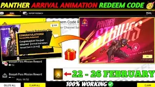 FREE FIRE REDEEM CODE TODAY 22 FEBRUARY REDEEM CODE FREE FIRE | FF REDEEM CODE TODAY 22 FEBRUARY 