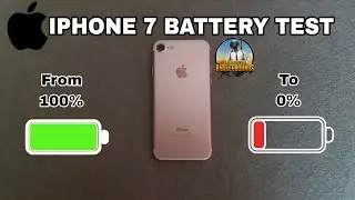iPhone 7 Battery Test in 2025🥵| PUBG MOBILE 🔥