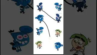 Cosmo and Wanda matching puzzle #shorts#art #puzzle