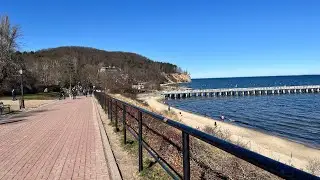 Gdynia Orłowo Beach Springtime