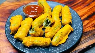 Crispy Spinach Roll Recipe | Easy & Delicious Evening Snacks | Corner Cooks
