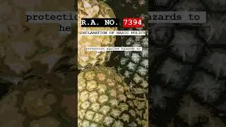 Philippine Food Laws and Regulations - R.A. No. 7394 (Consumer Act of the Philippines) #shorts