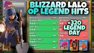 +320 perfect day | BLIZZARD lalo Legend hit | th14 attack strategy | th14 bliz lalo attack - coc