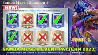 ЧАСТЬ 1: СОБЫТИЕ SAMBA MUSE ВСЕ ШАБЛОНЫ 2023 MLBB