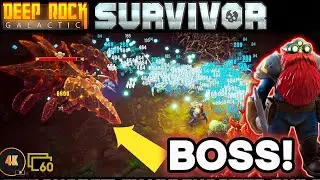 Deep Rock Galactic: Survivor 4K 60FPS Gameplay &ndash; Can I Defeat the Boss?! 💥🪨