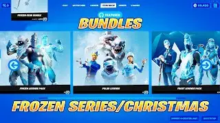 All Frozen Series/Christmas Bundles in Fortnite! Item Shop Preview/Showcase