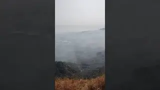 Misty morning views on Matheran range from Tahuli peak I Sahyadri