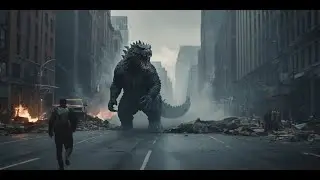 godzilla destroys city