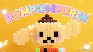 Pompompurin ポムポムプリン 폼폼푸린 sanrio 디폼블럭 Building blocks 82081 | Speed Build | unboxing