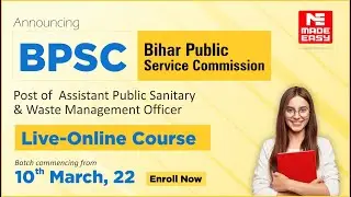 BPSC Live/Online Course | BPSC Asst PS & WM Officer 2022 | Civil Engineering | CE | MADE EASY PRIME