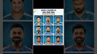 SELECT 3 PLAYERS TO JOIN YOUR TEAMTHE REST WILL PLAY AGAINST YOU#shorts#ipl2025#cricket#trending