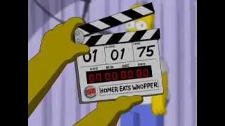Burger King - The Simpsons Movie - Homer Eats Whopper (2007, USA)