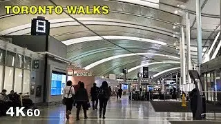 Toronto Pearson Airport (YYZ) Terminal 1 International Departures Walk [4K]