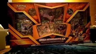 Pokemon Mega Aerodactyl EX Premium Collection Box opening