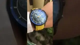 Quantum PWG714.654 47 mm Silikon Kordonlu Kronolu Erkek Kol Saati