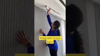 Magnetic track light! #coloraza #homedecor #homedecorideas #lightingdesign #homehacks