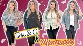 DIA & CO X MADEWELL PLUS SIZE TRY ON HAUL | THESE JEANS ARE SO GOOD!