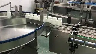 Fully Automatic Tablet Capsule Pill Counting Bottling Filling Machine Production Line