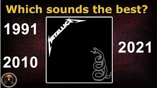 METALLICA (original vs. remasters) Black Album　メタリカのブラック・アルバム
