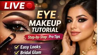 Best Eye Makeup Tutorials LIVE 🔴 | Step-by-Step Eye Makeup for Beginners | Easy & Pro Tips