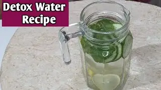 Detox Water For Summer / Detox Water For Glowing Skin By Sweet & Salty Kitchen