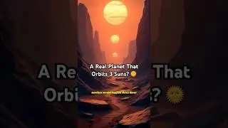 A Real Planet That Orbits 3 Suns? 🌞🌌 #sun #shorts