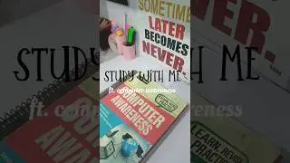 Study with me ft. Computer awareness #study #vlog #youtubeshorts