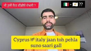ITALY  🇮🇹 AND CYPRUS 🇨🇾 // Basic information // work or study ? which is best !! @pankushmehta