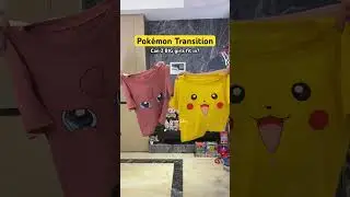 穿得進這麼小的衣服嗎#anime #pokemon #pikachu #cosplay #funny #shortsviral