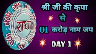 1 करोड़ नाम जप,  DAY 01      #viral #vlog #viralshort #vrindavan 