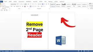 How To Remove Header From 2nd Page In Microsoft Word
