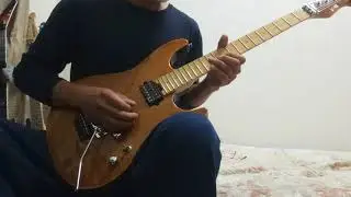 Bm heavy metal technical shred guitar solo improvisation version ３