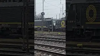 #doppeltraktion #br189 Beacon Schichtwechsel fahrb. mit #vtg #frankenbahn #rangierbahnhof #heilbronn