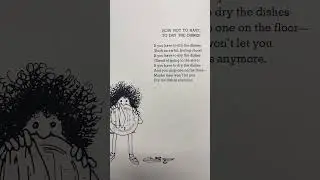 How Not to Have to Dry the Dishes by Shel Silverstein