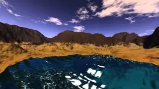 OpenTK ocean water and terrain