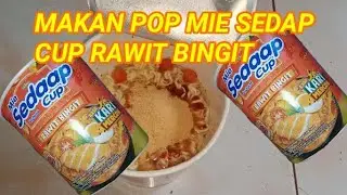 SUASANA DI PAGI HARI MAKAN POP MIE RASA KARI MERCON 
