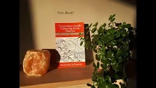 Travel Size Doodle Colouring Book: Abstract - flip through